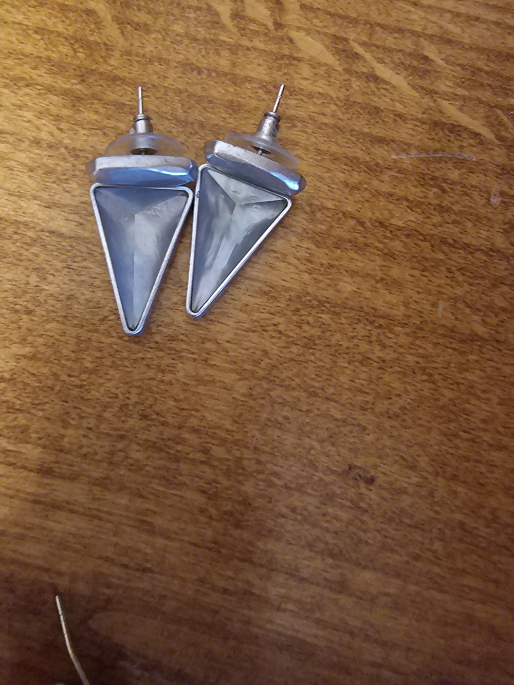 Kendra Scott Gray Triangle Drop Earrings